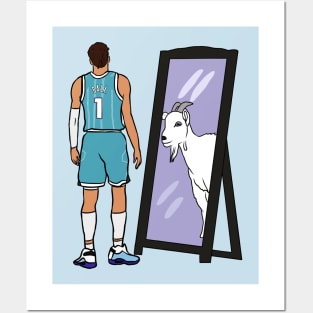 LaMelo Ball Mirror GOAT Posters and Art